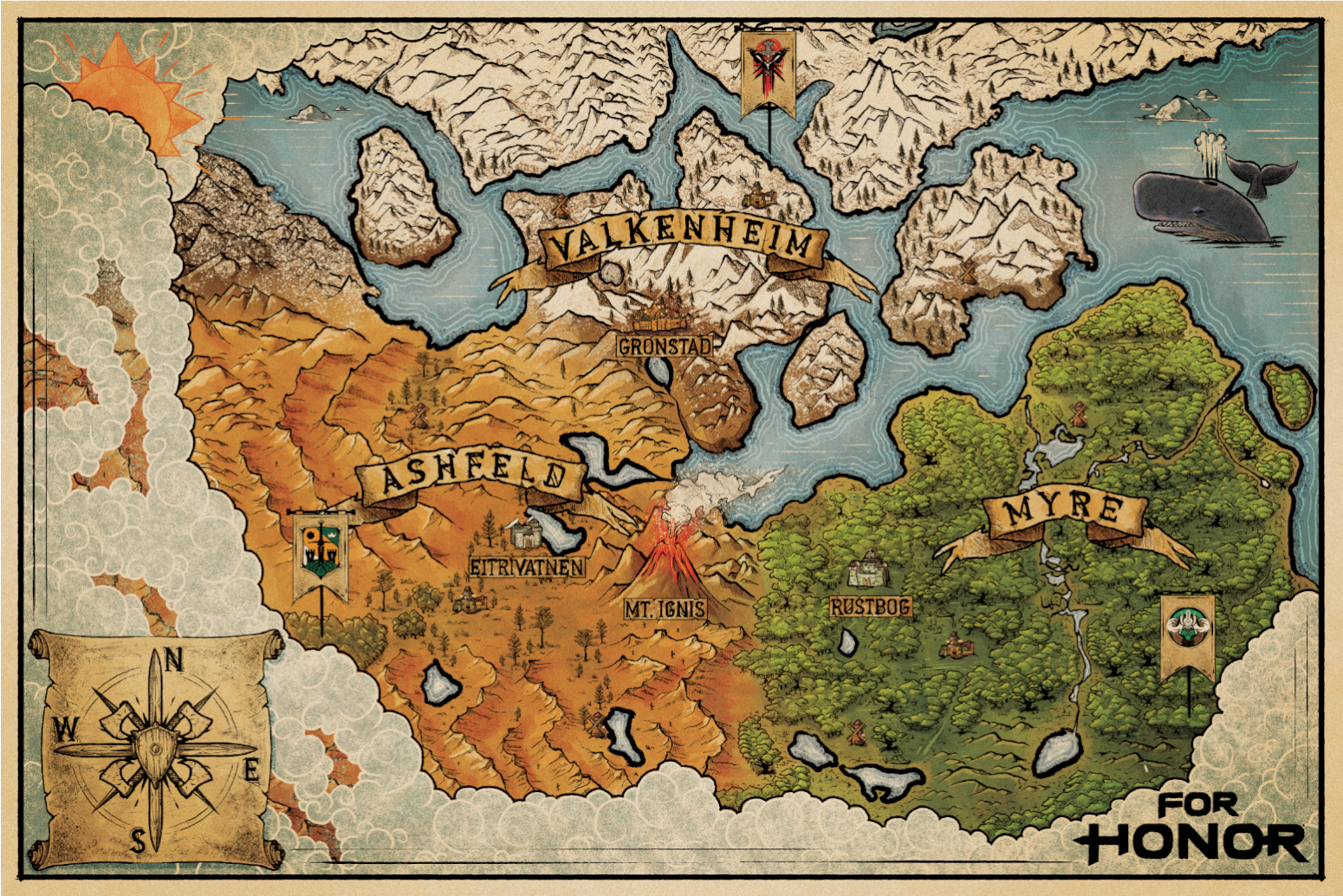 For Honor World Map World of For Honor | For Honor Wiki | Fandom