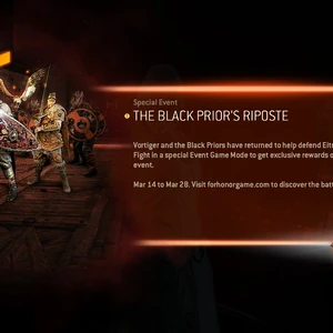 Black Prior S Riposte For Honor Wiki Fandom