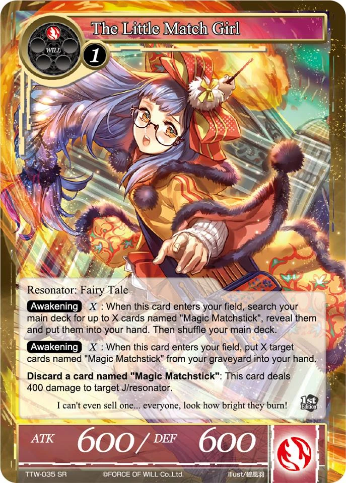 The Little Match Girl Force of Will TCG Wiki FANDOM powered by Wikia