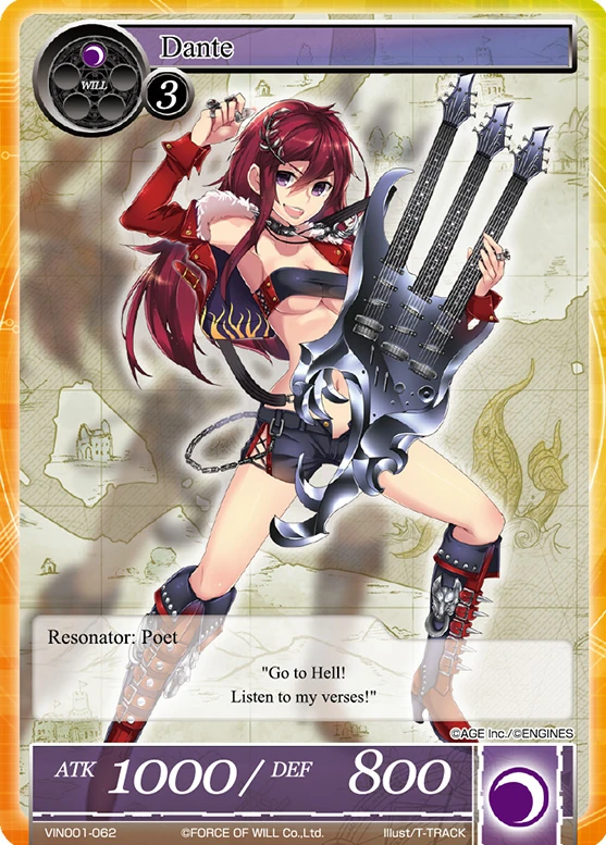 Dante | Force of Will TCG Wiki | FANDOM powered by Wikia