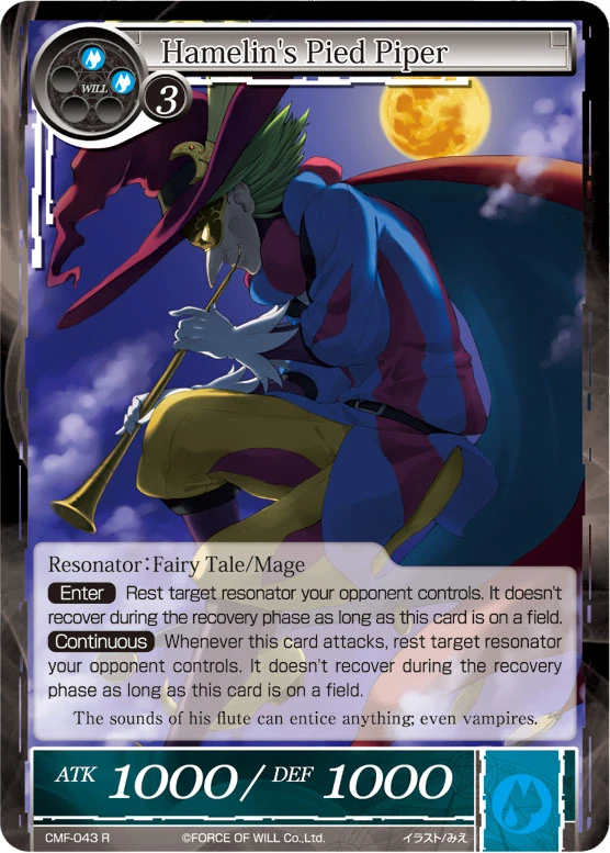 Pr Force Of Will Force Of Will Promo Cards Pr15 011 Hamelin S Pied Piper Ccg Individual Cards River Fast Toys Hobbies