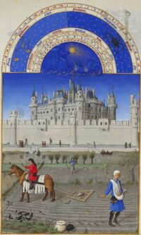 Les Tres Riches Heures du duc de Berry octobre