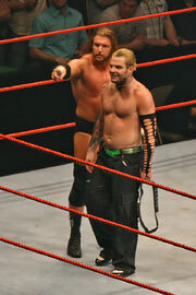 Jeff-Hardy-&-Triple-H,-RLA-Melb-10.11.2007