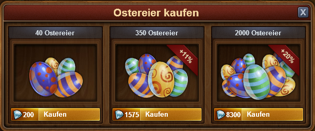 Ostereier kaufen