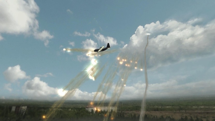 image an ac130 popping