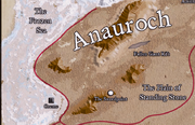 Location of Orem in Relation to Anauroch Map DR 1374