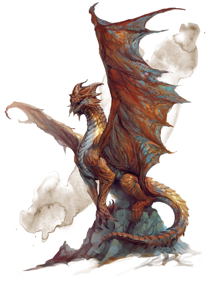 Copper Dragon Forgotten Realms Wiki Fandom Powered By Wikia
