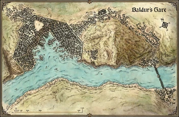 Baldur's gate map-5e
