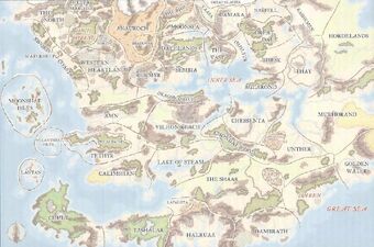 Political Map Of Faerun Forgotten Realms Wiki Fandom