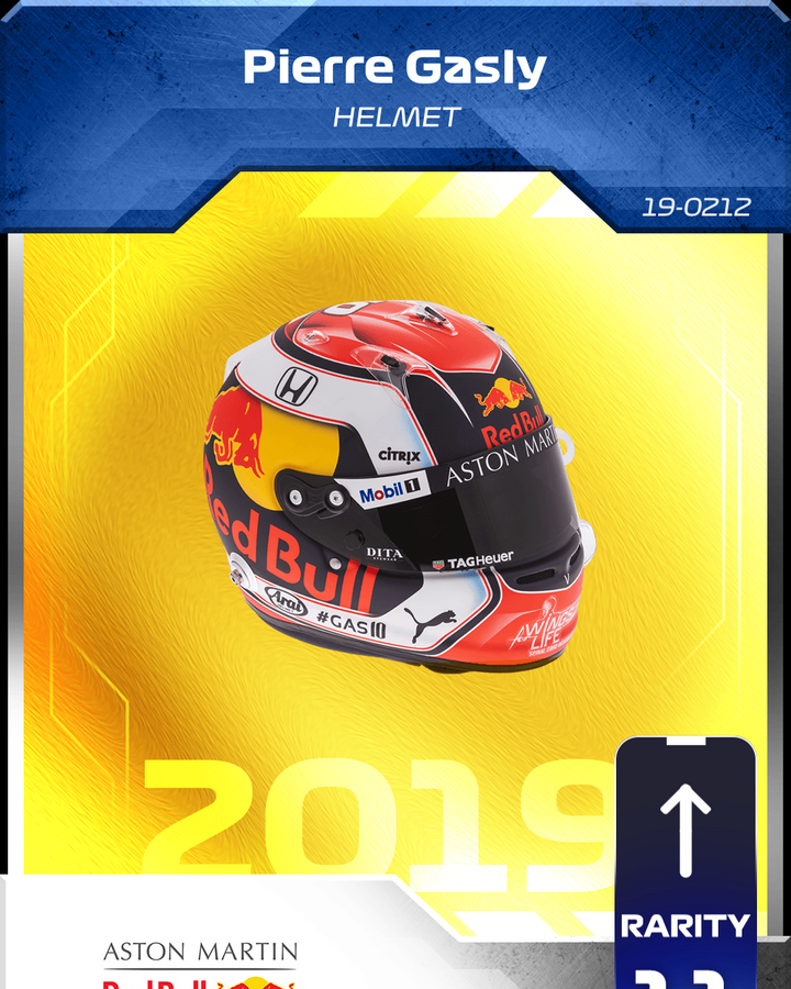 Pierre Gasly Helmet 2019 Formula 1 Trading Card Game Wiki Fandom