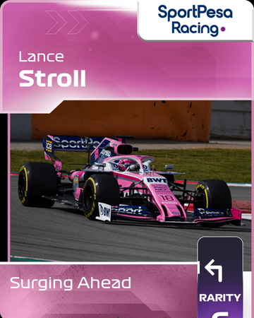 Lance Stroll Surging Ahead 2019 Formula 1 Trading Card Game Wiki Fandom