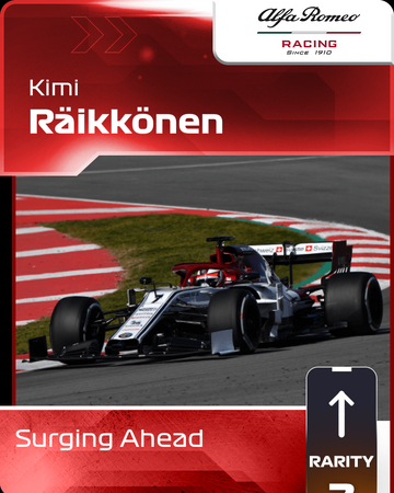 Kimi Raikkonen Surging Ahead 2019 Formula 1 Trading Card Game Wiki Fandom