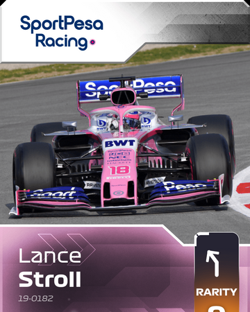 Lance Stroll Powered Up 2019 Formula 1 Trading Card Game Wiki Fandom