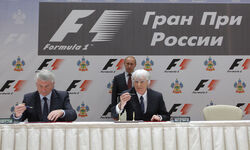 Russia Grand Prix sign