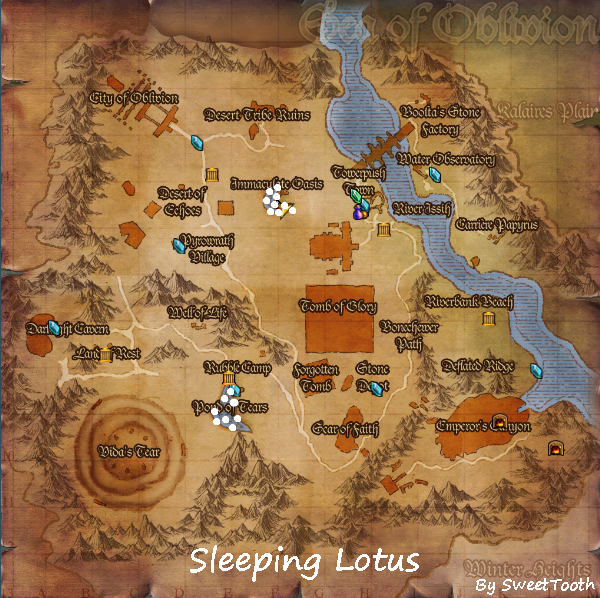 forsaken world botany maps sleeping jungle