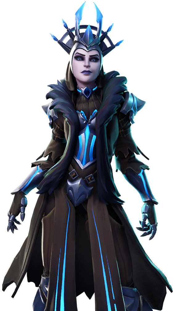 style bleu - skin roi des glace fortnite png