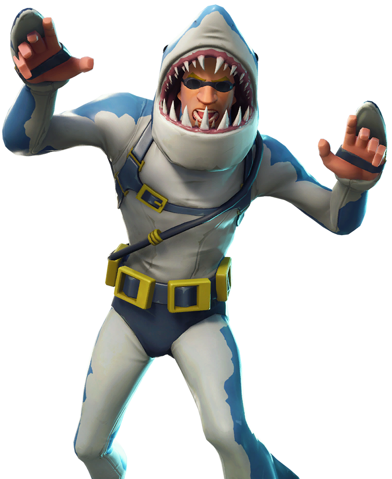 machoires - fortnite skin buteuse implacable png