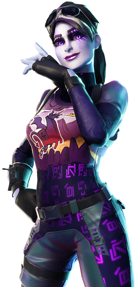 terreur sombre - fortnite saison 8 skin ambre