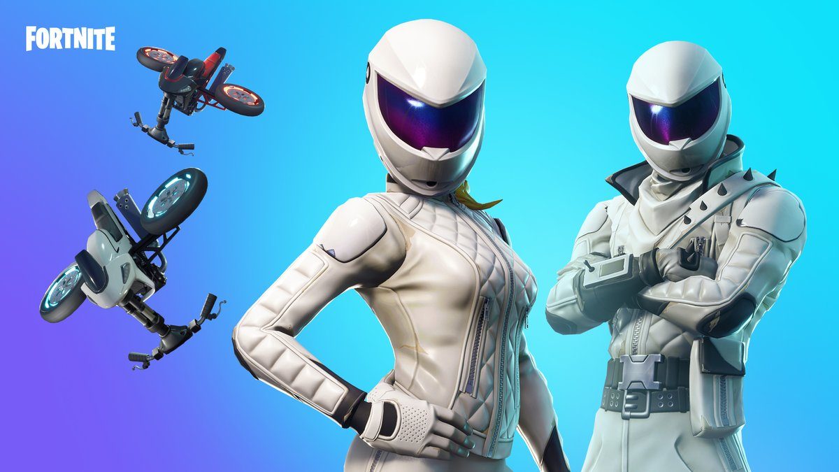 samourais de la route - skin fortnite noir et blanc