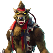 lycan stage 2 - loup garou fortnite png