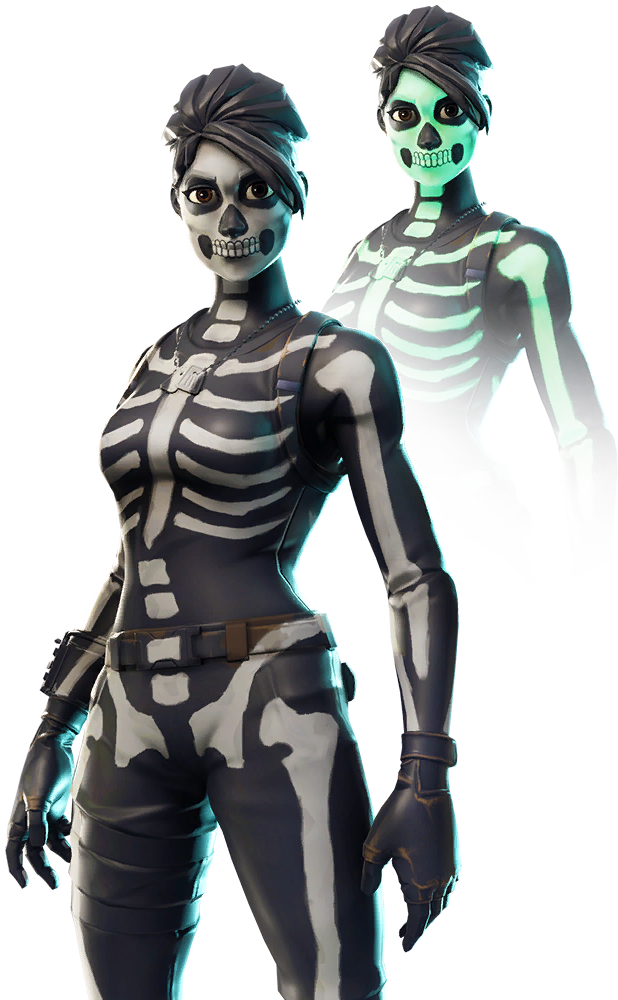 chasseuse au crane - skin eclaireur fortnite