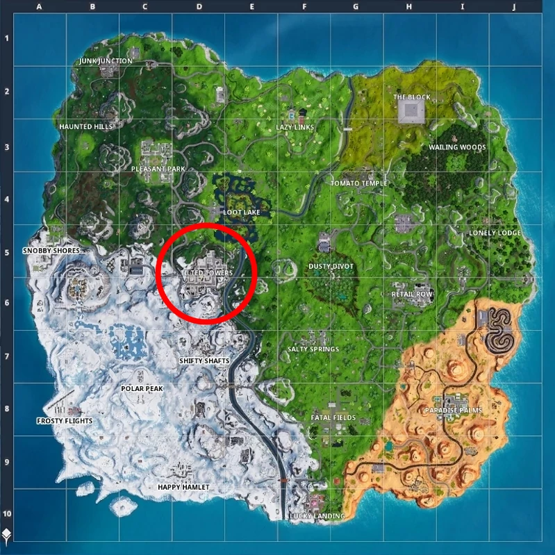 Fortnite Tilted Towers Meteor Countdown