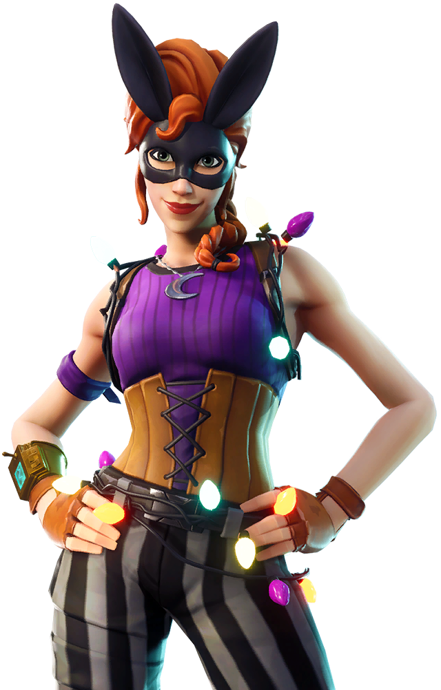 lapine masquee - buteuse implacable fortnite png