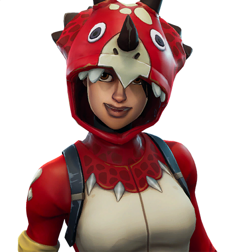 tricera ops is a legendary cosmetic skin for battle royale that can be bought from the item shop for 2000 v bucks - skin triceratops fortnite