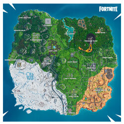 fortnite battle royale karte saison 9 - truhen karte fortnite season 8