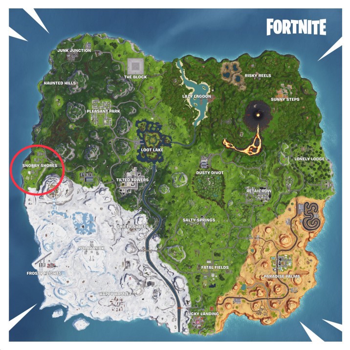 Snobby Shores Wiki Francophone Fortnite Fandom Powered - 