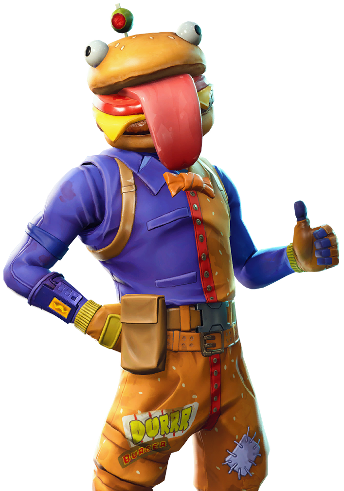 boss burger - skin fortnite patrouilleuse noire