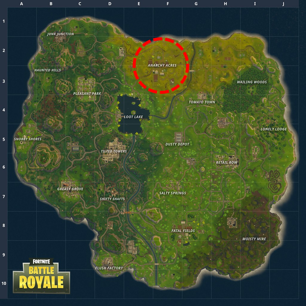 la zone etait une ferme agricole et il ressemblait beaucoup a fatal fields les batiments avait beaucoup de bon butin - bon endroit fortnite