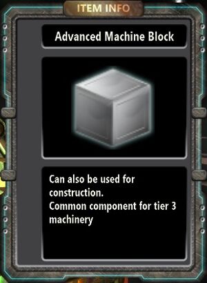 Advanced Machine Block