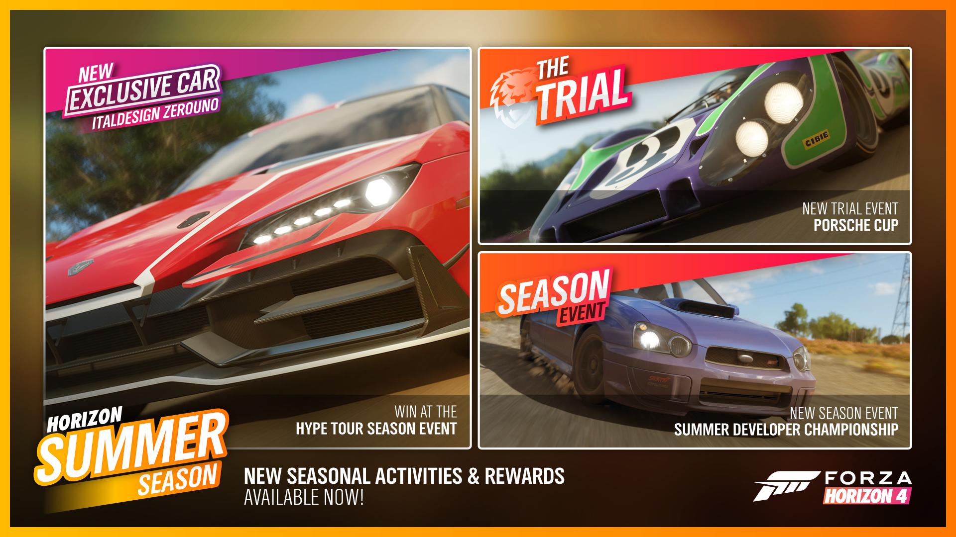 Forza Horizon 4 Update 13 Summer Season Forza Motorsport