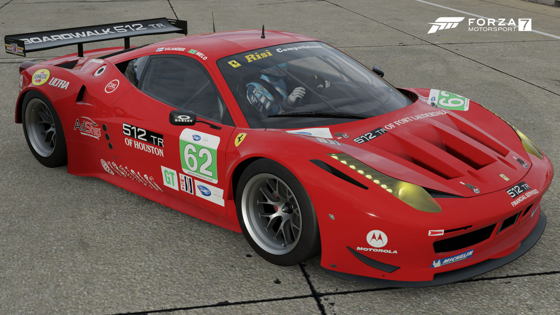 Ferrari 62 Risi Competizione F458 Italia Gtc Forza