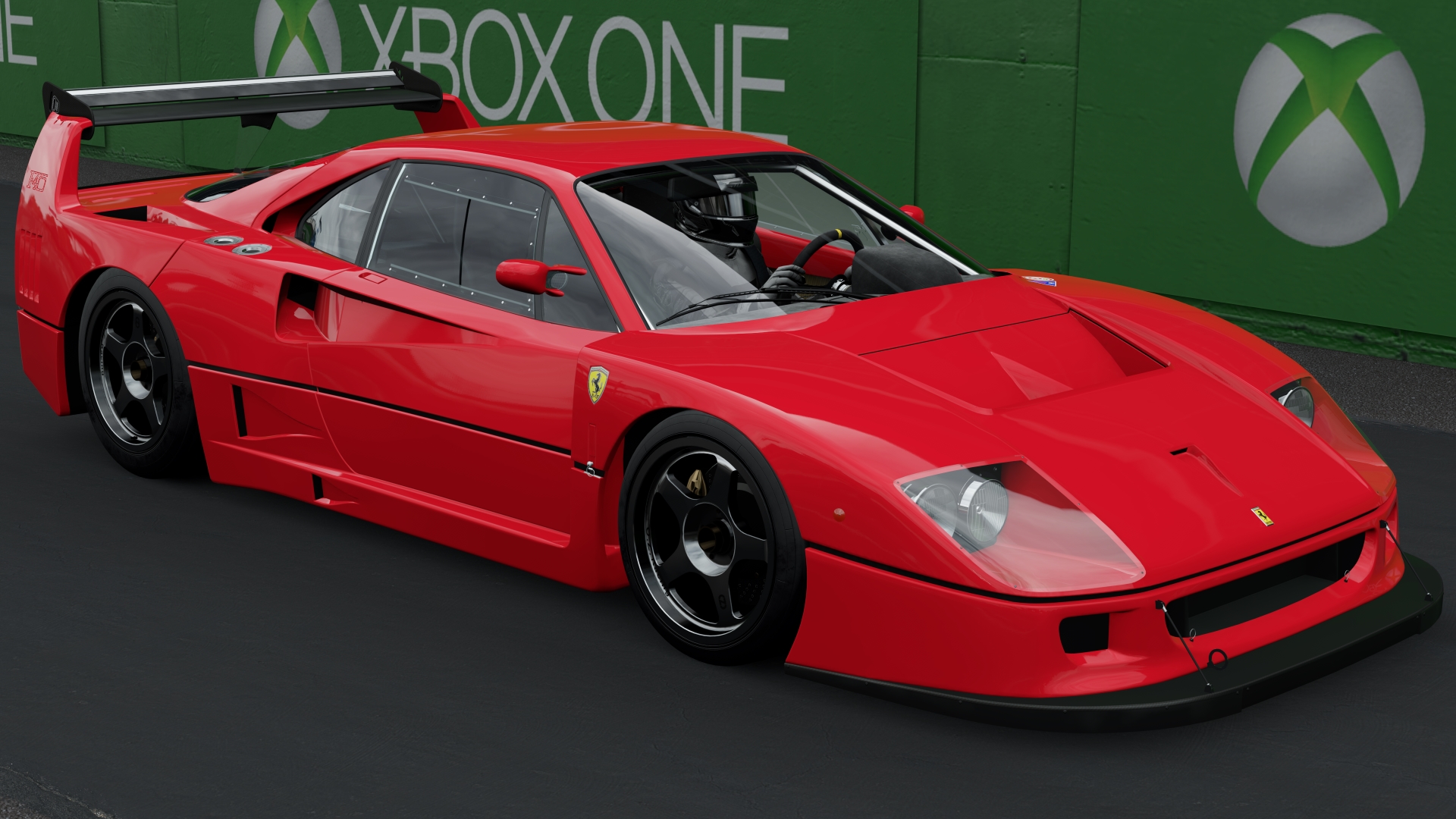 Ferrari f40 зеленая