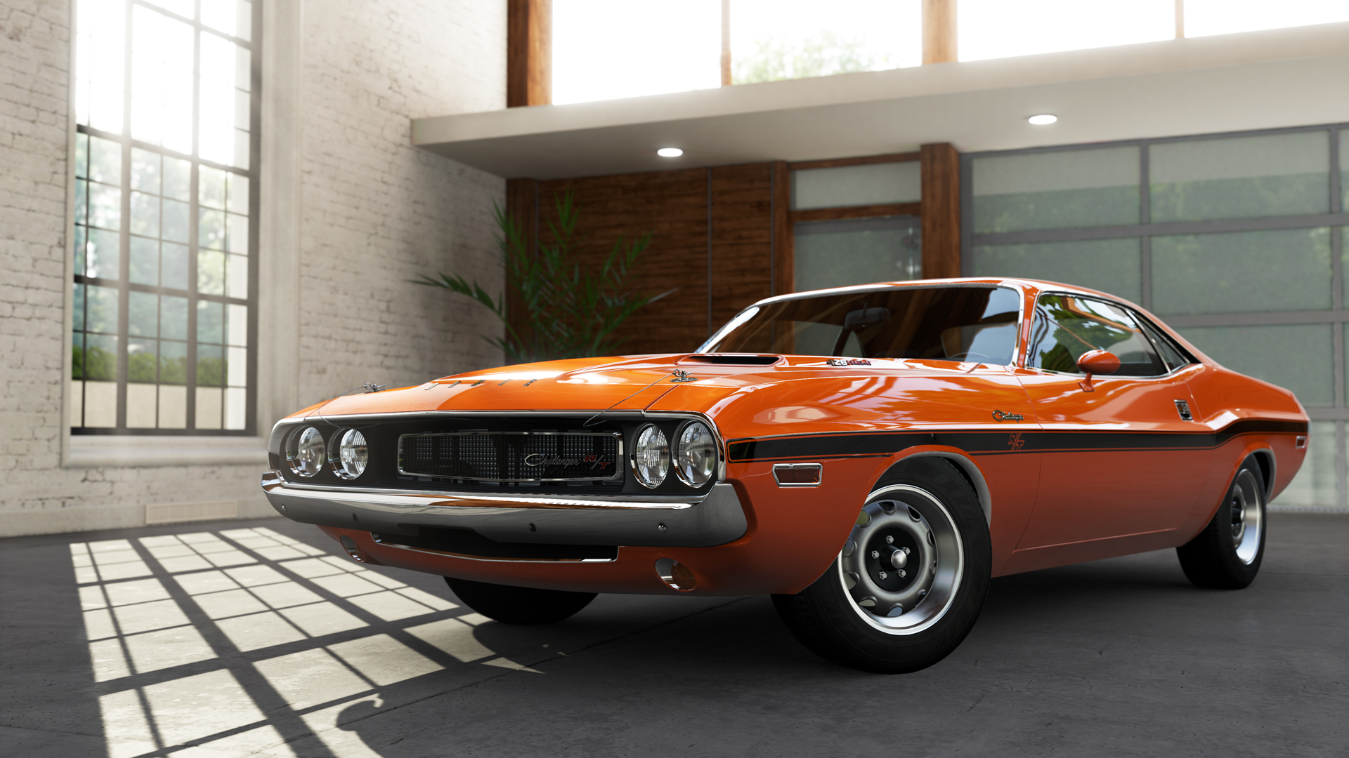 Dodge challenger 1969 на рабочий стол