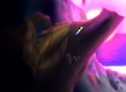 Rytose gazing outside his cave