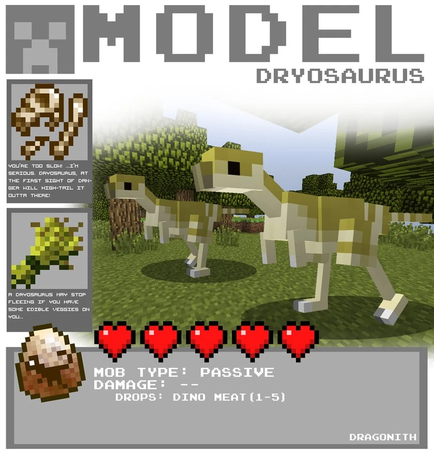 Image Model dryosaurus by dragonithd5xhbxy.jpeg Fossils and Archeology Mod Revival Wiki