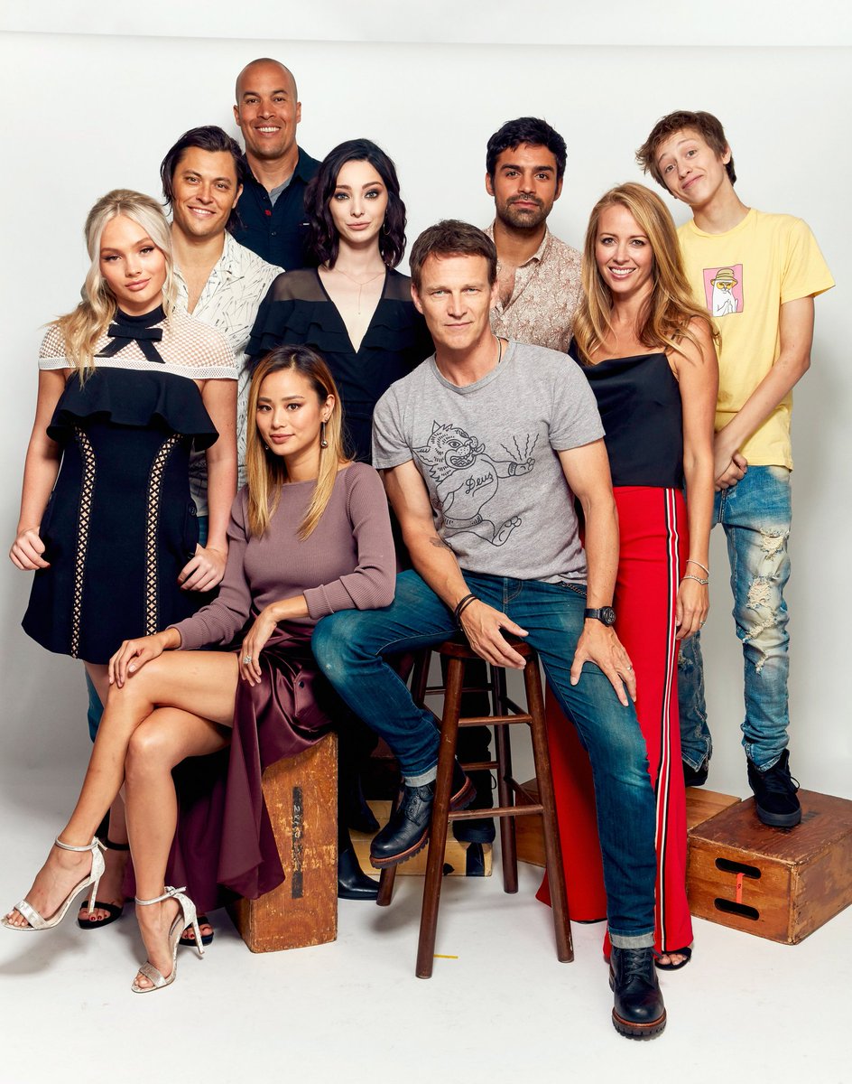 Image Exclusive Portrait Stephen Moyer, Amy Acker, Natalie Alyn Lind, Percy Hynes White