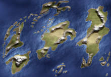 Mapa de Fralia tentativo