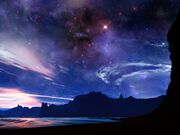 Stars-in-the-violet-space