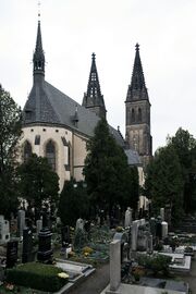 Vysehrad cemetery church