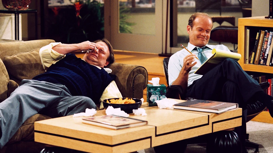 Kenny On The Couch Frasier Wiki Fandom