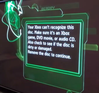 Disc Read Error Screens Scary Logos Wiki Fandom - cd roblox xbox 360