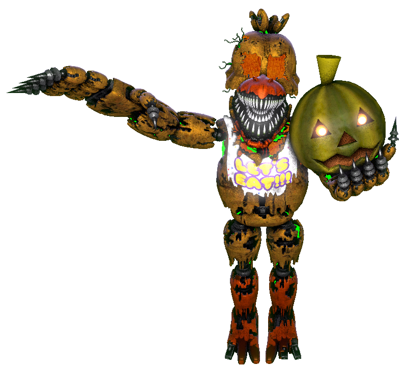 Jack-O-Chica | Fredbear's Pizzeria Management Wiki | Fandom