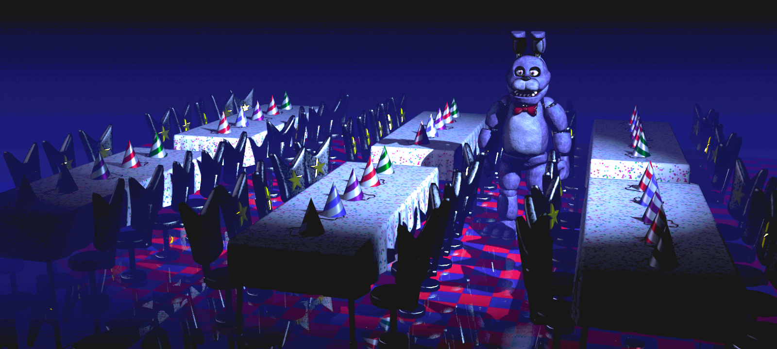 fnaf 1 dining room brightend