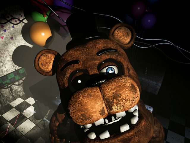 Plik:Freddy w Pokoju Imprez 3 z światłem.png