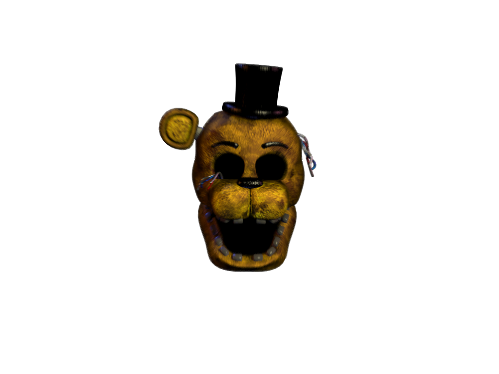 Golden freddy jumpscare