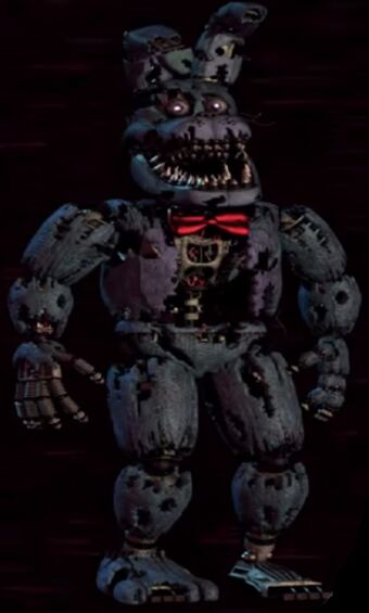 Fnaf 4 Nightmare Bonnie Full Body